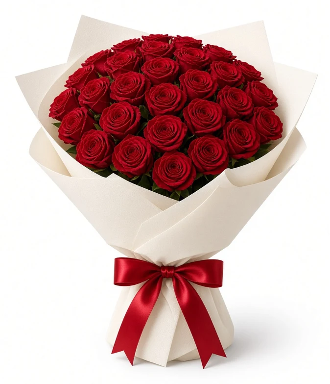 Bouquet of red roses